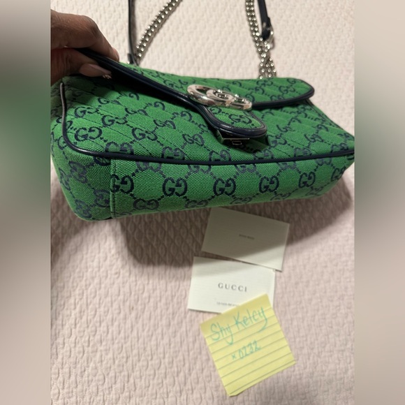 GUARANTEED AUTHENTIC** Gucci Ophidia Belt Bag GG Coated Canvas Medium - Picture 2 of 6